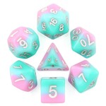HD Layer Dice: Lover's Whisper Layered | 7 Die Resin Polyhedral Set