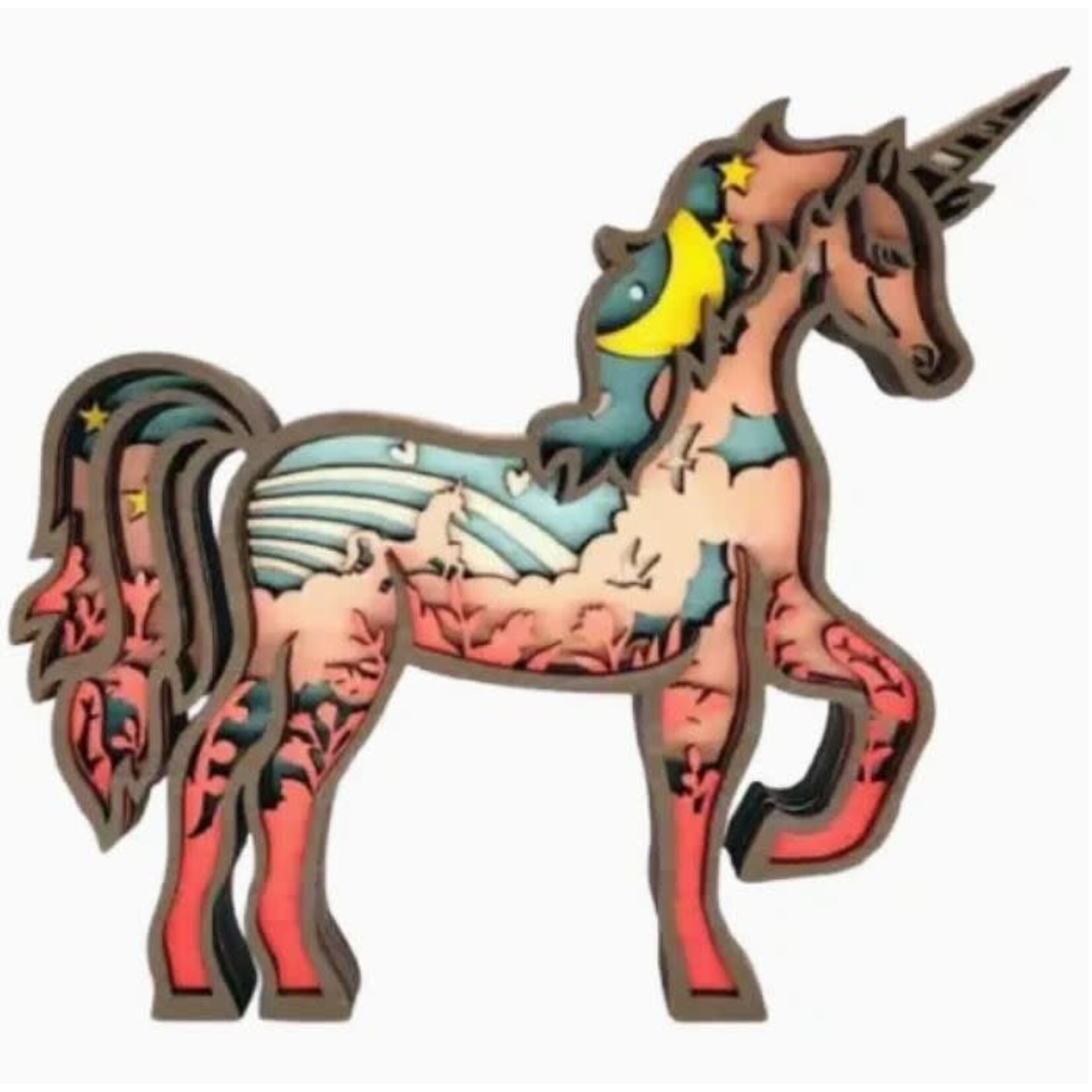 Shelf Sitter - Brown Unicorn