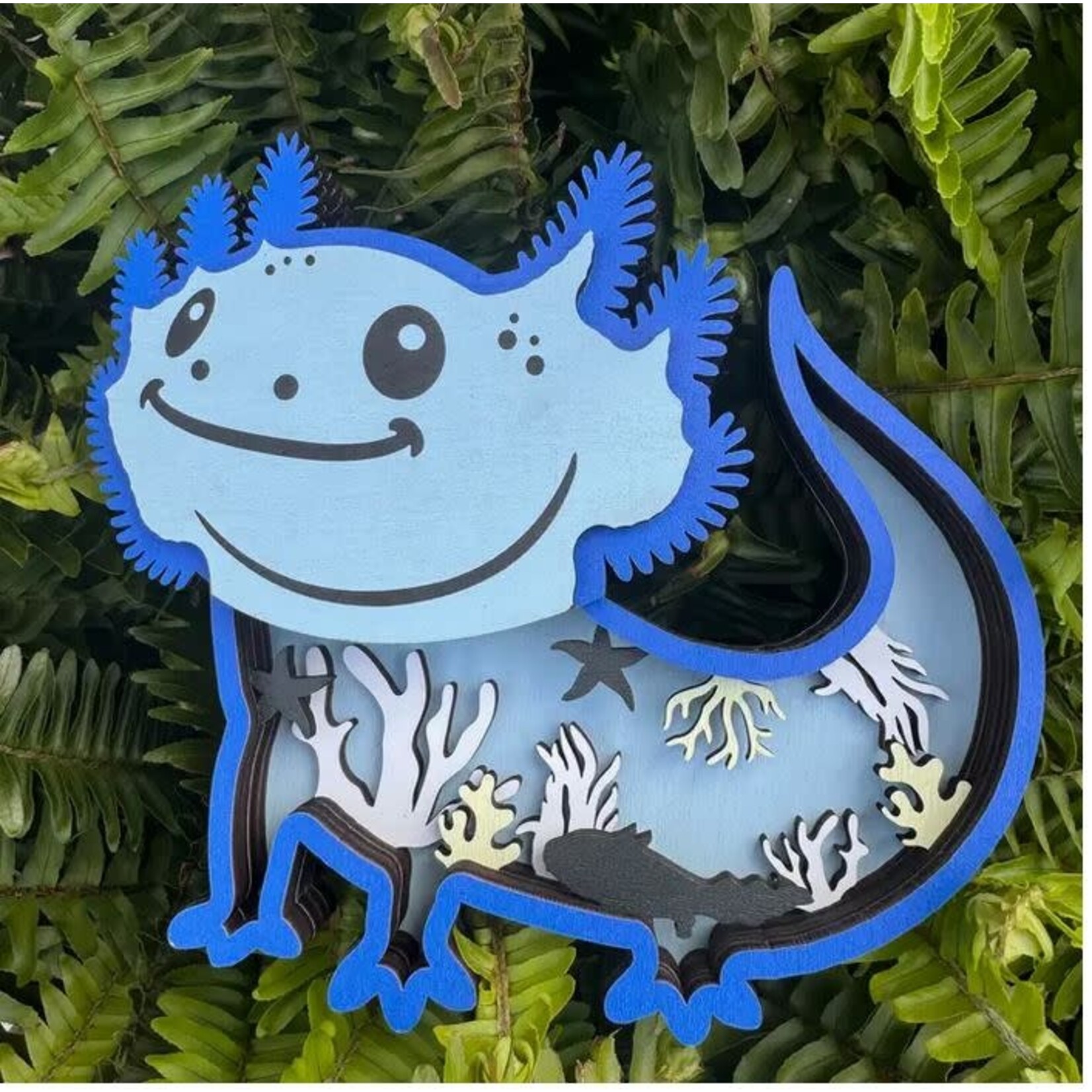 Shelf Sitter - Axolotl Blue