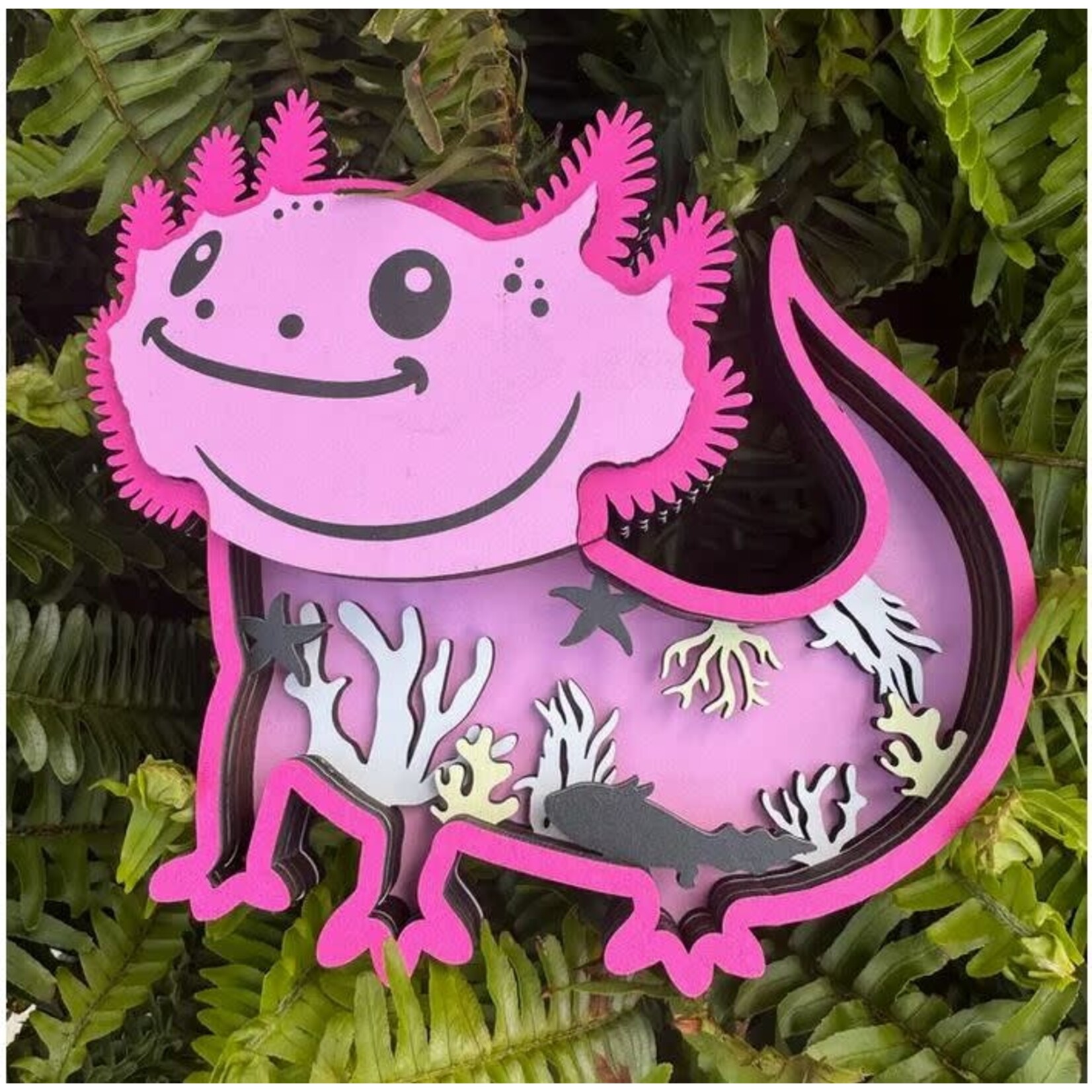 Shelf Sitter - Axolotl Pink