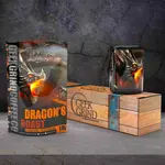 Coffee Gift Crate - Dragon's Roast Coffee Mug and 1lb Bag Dark Roast Ground Coffee