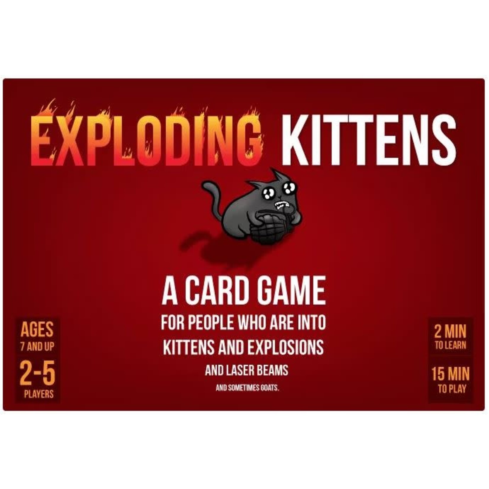 #11689 Exploding Kittens Card Game Dragon Cache Used Game