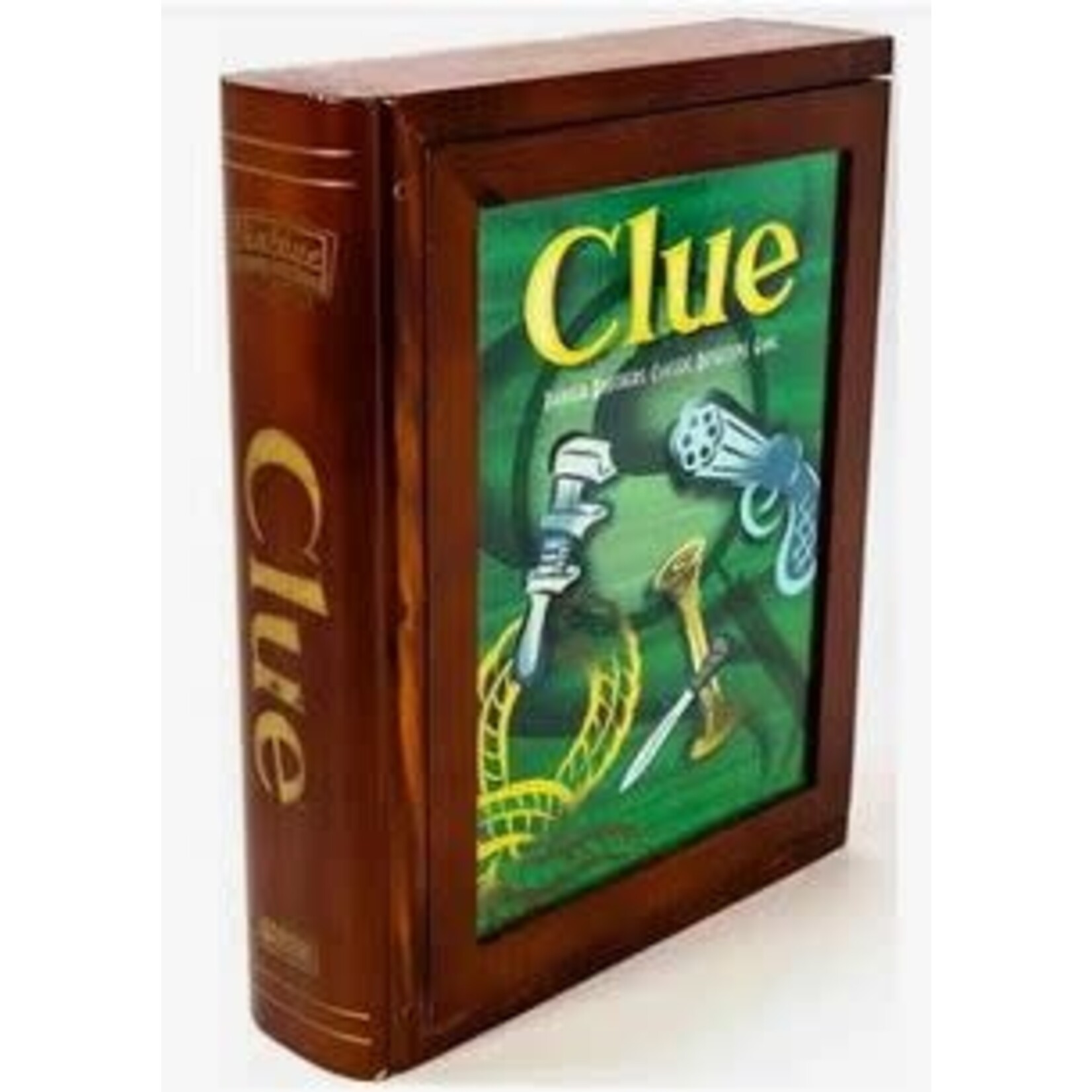 #11688 Clue Wooden Bookshelf Collectors Edition Dragon Cache Used Game