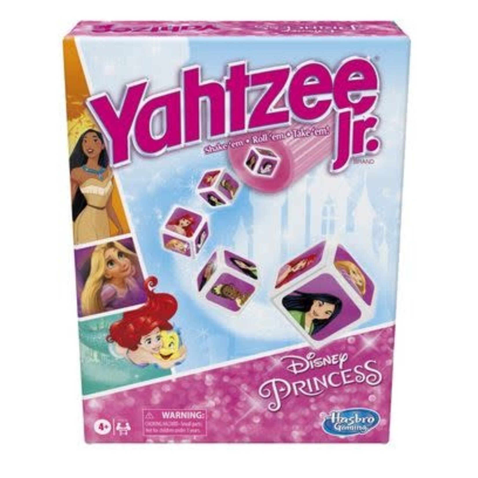 #11685 Yahtzee Jr. Disney Princess Drago Cache Used Game