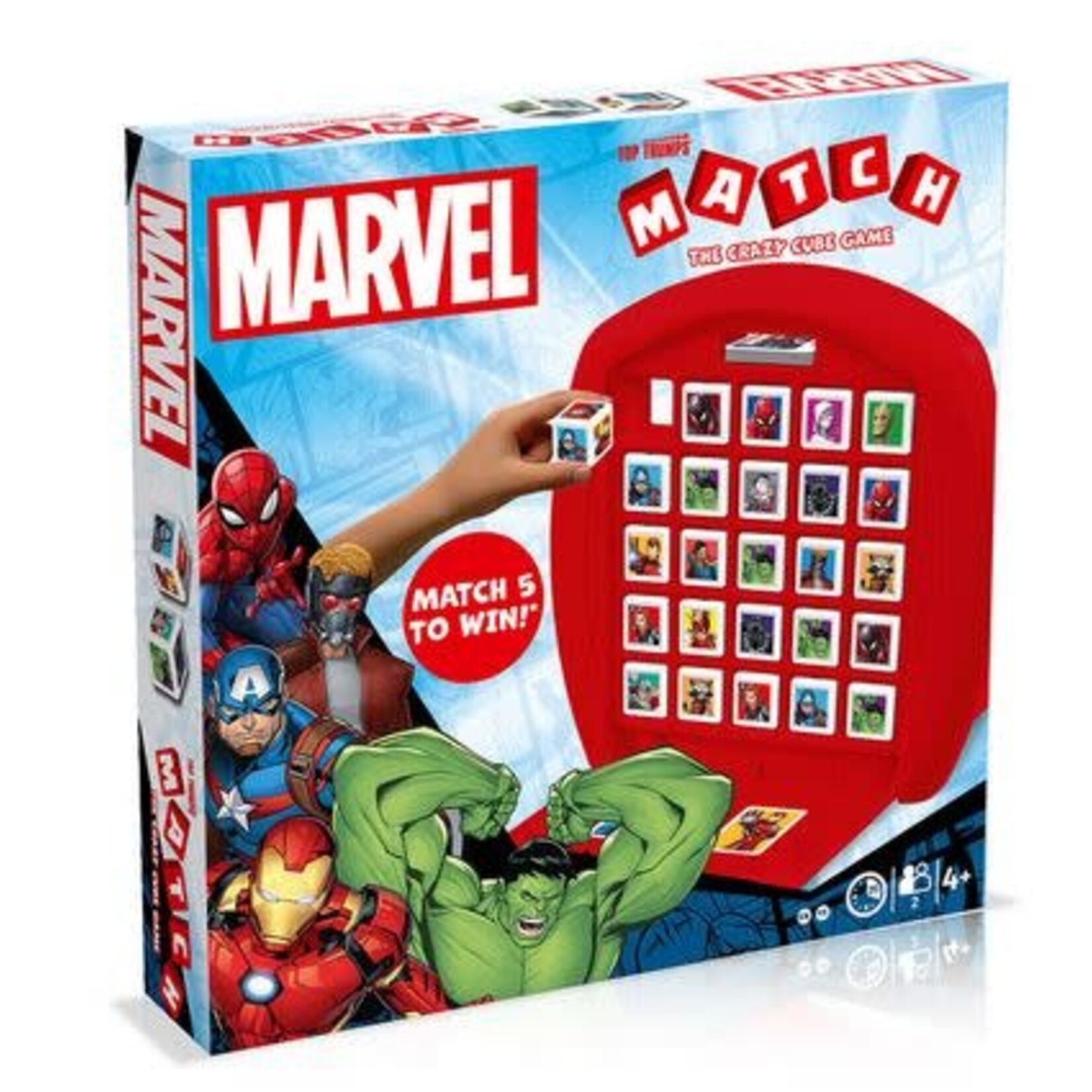 #11684 Marvel Match the Crazy Cube Game Dragon Cache Used Game