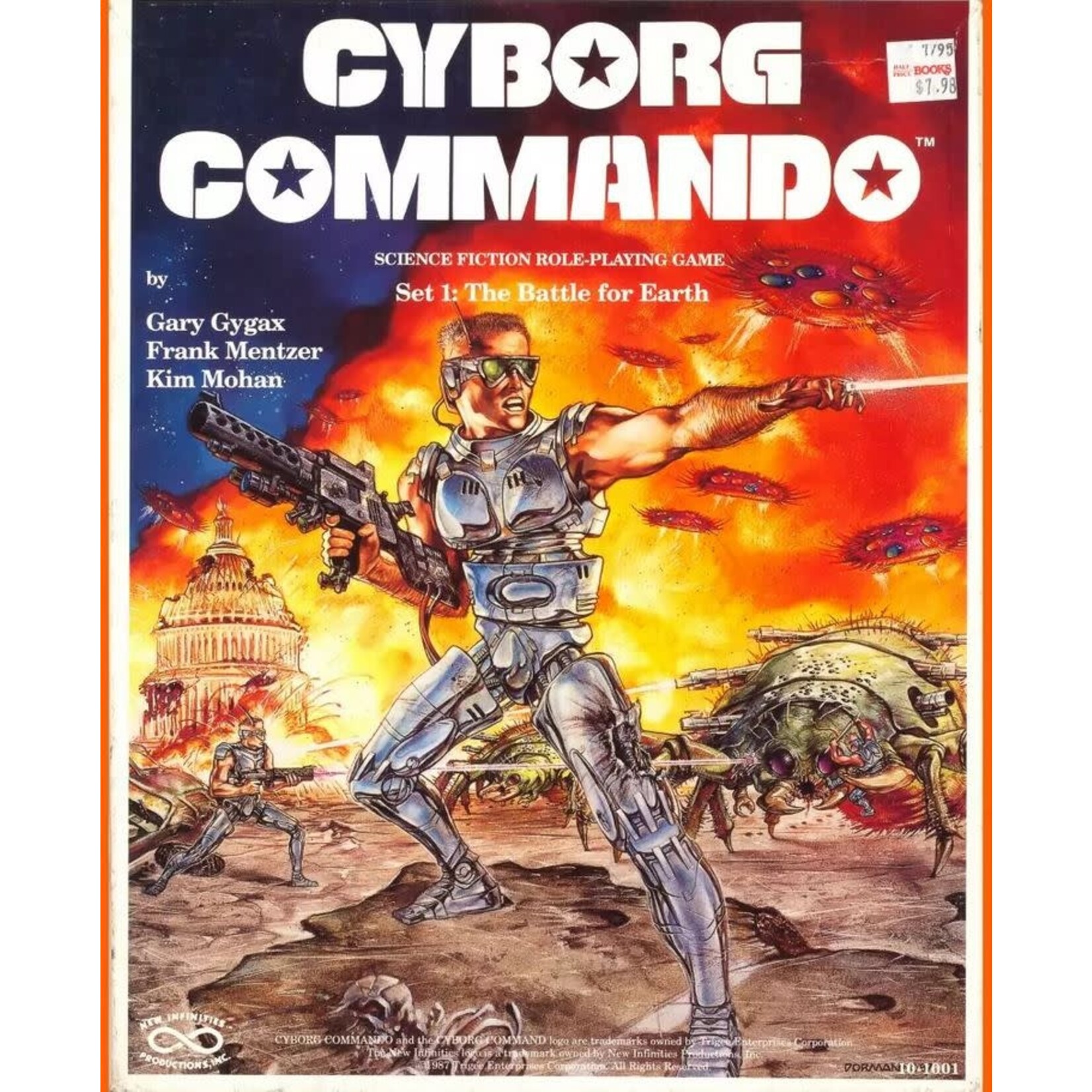 #11630 Cyborg Commando - 1987 Dragon Cache Used Game