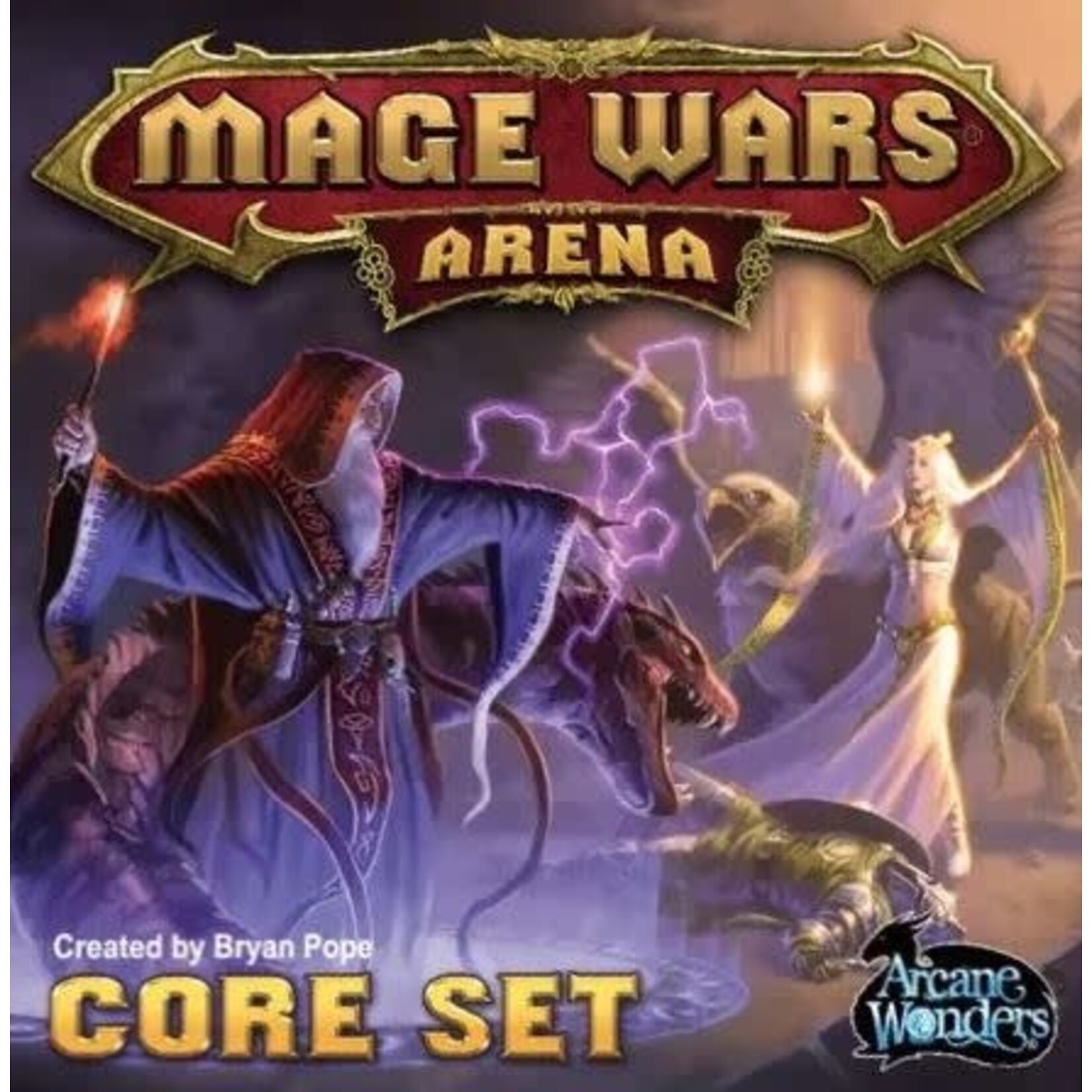 #11621 Mage Wars - The Customizable Game of Dueling Mages Dragon Cache Used Game