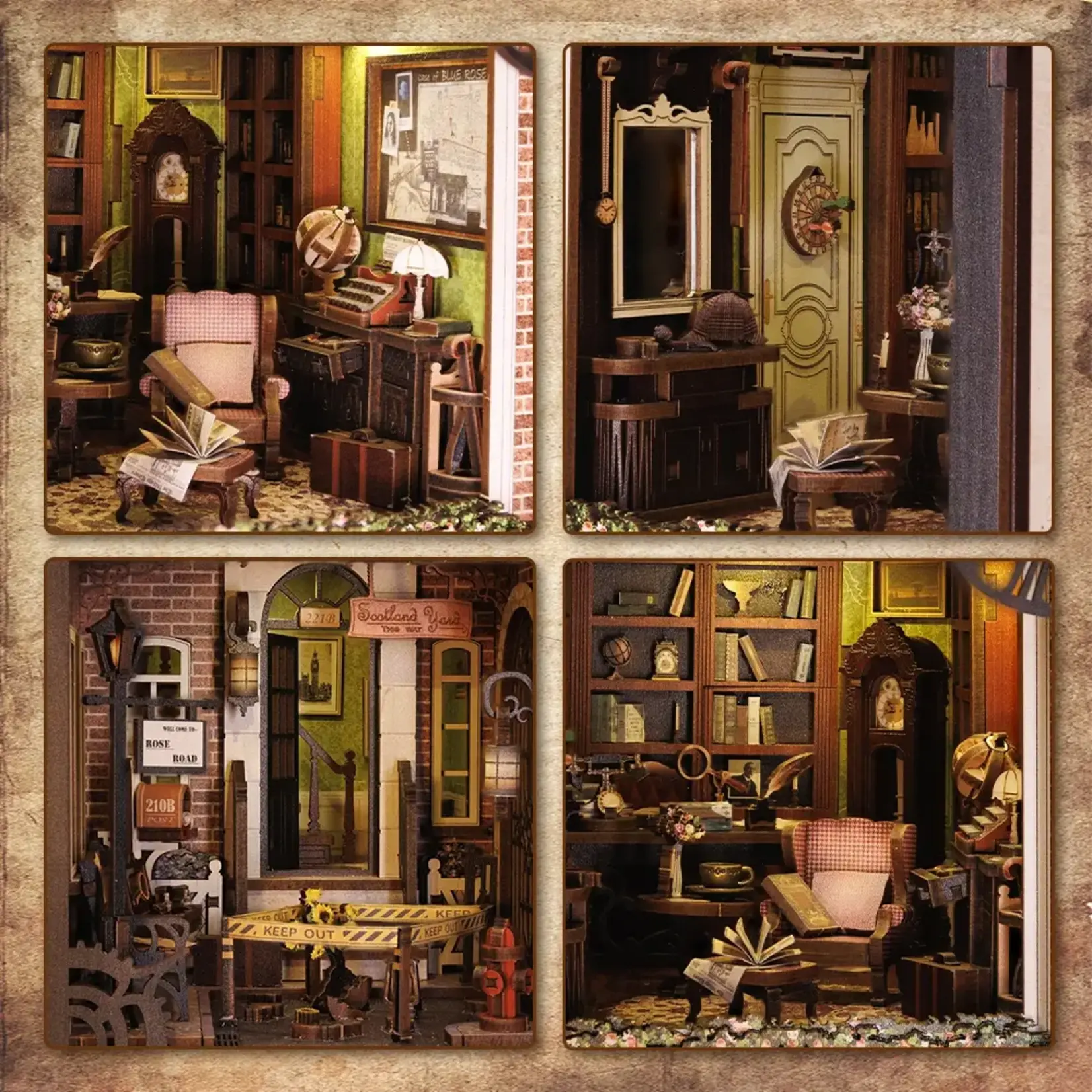 Book Nook Kit - Rose Detective Agency with Dust Cover