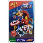 #11611 Uno Marvel Heros In metal Collectors tin Dragon Cache Used Game