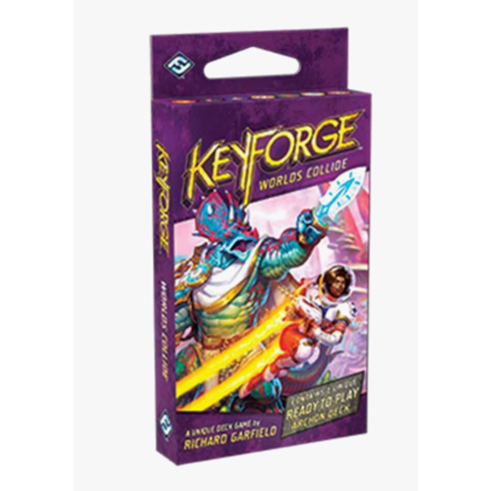 #11609 keyforge worlds collide Archon Deck expansion Dragon Cache Used Games