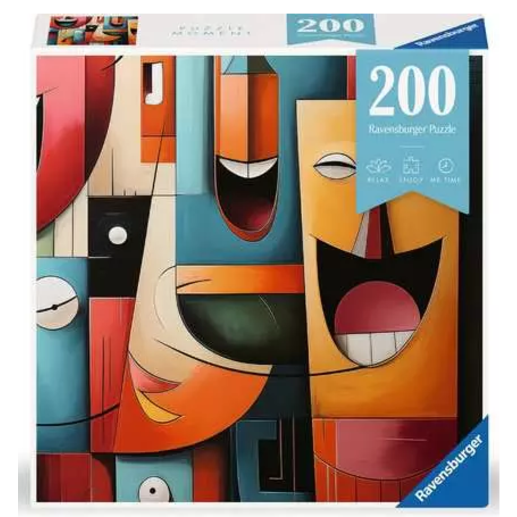 Puzzle Moments: Happy Cubism 200 Piece Puzzle