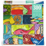 Puzzle Moments: Splashy Fish Tiles 300 Piece Puzzle