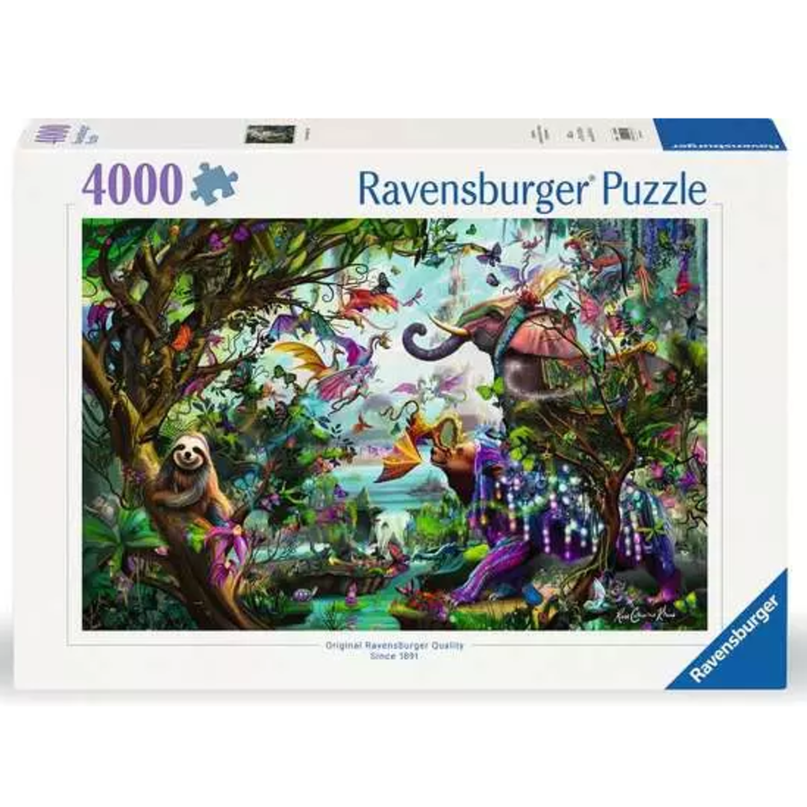 Tropical Dragons 4000 Piece Puzzle