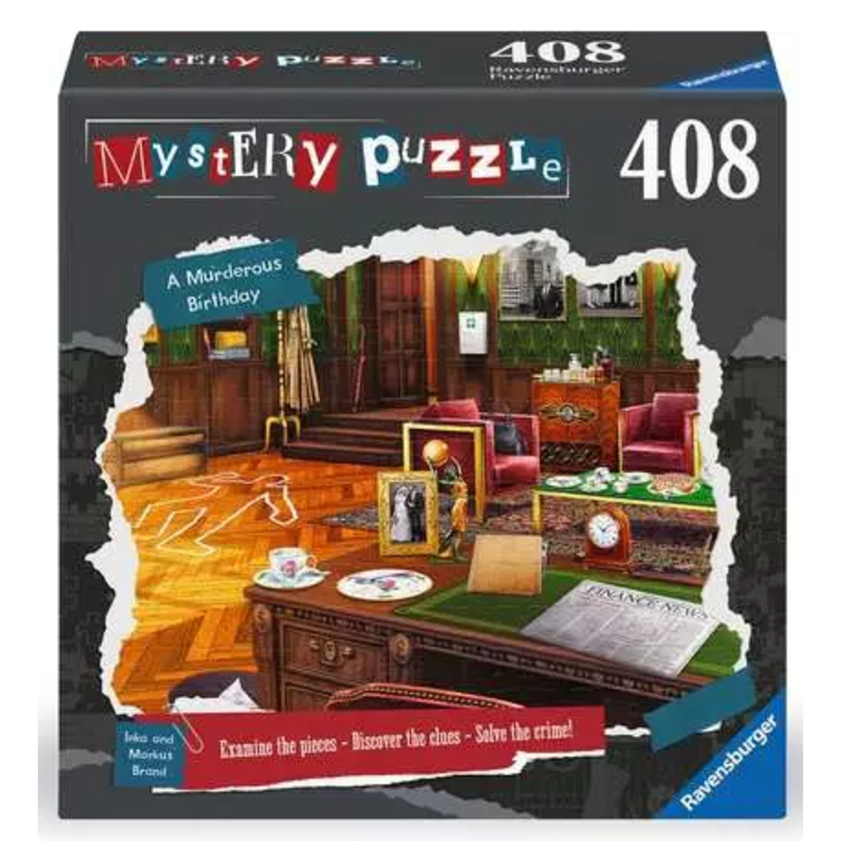 Mystery Puzzle: A Murderous Birthday 408 Piece Puzzle