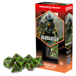 D&D Adventure Dice: Barbarian 2025 Refresh (14 Green / Brown Dice)