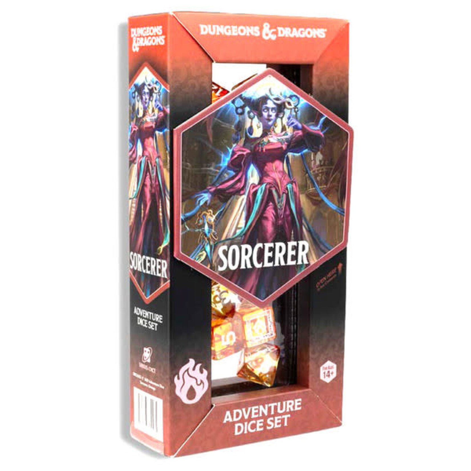 D&D Adventure Dice: Sorcerer 2025 Refresh (14 Orange Dice)