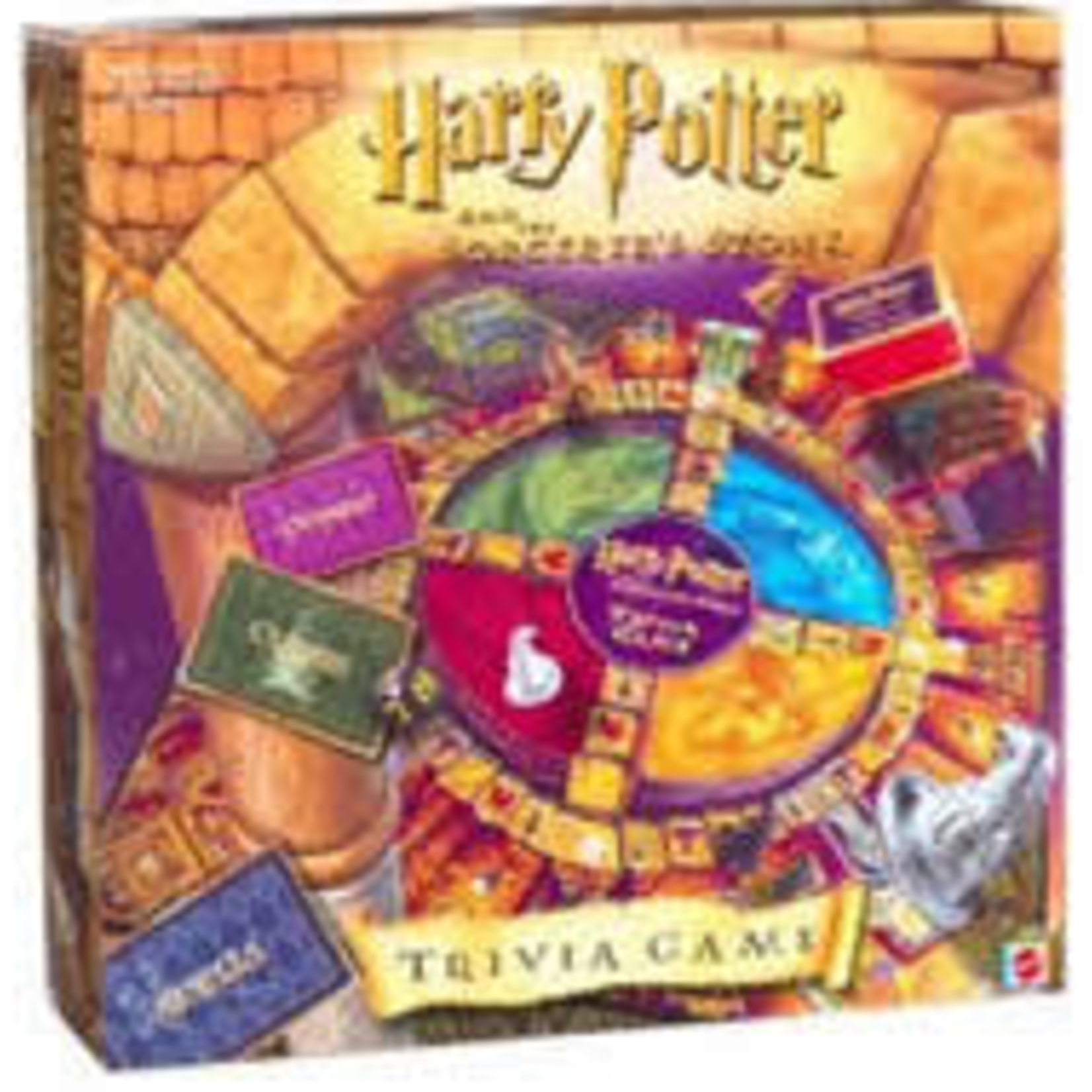 #11570 Harry Potter and the Sorcerer's stone Trivia Game Used Dragon Cache Game