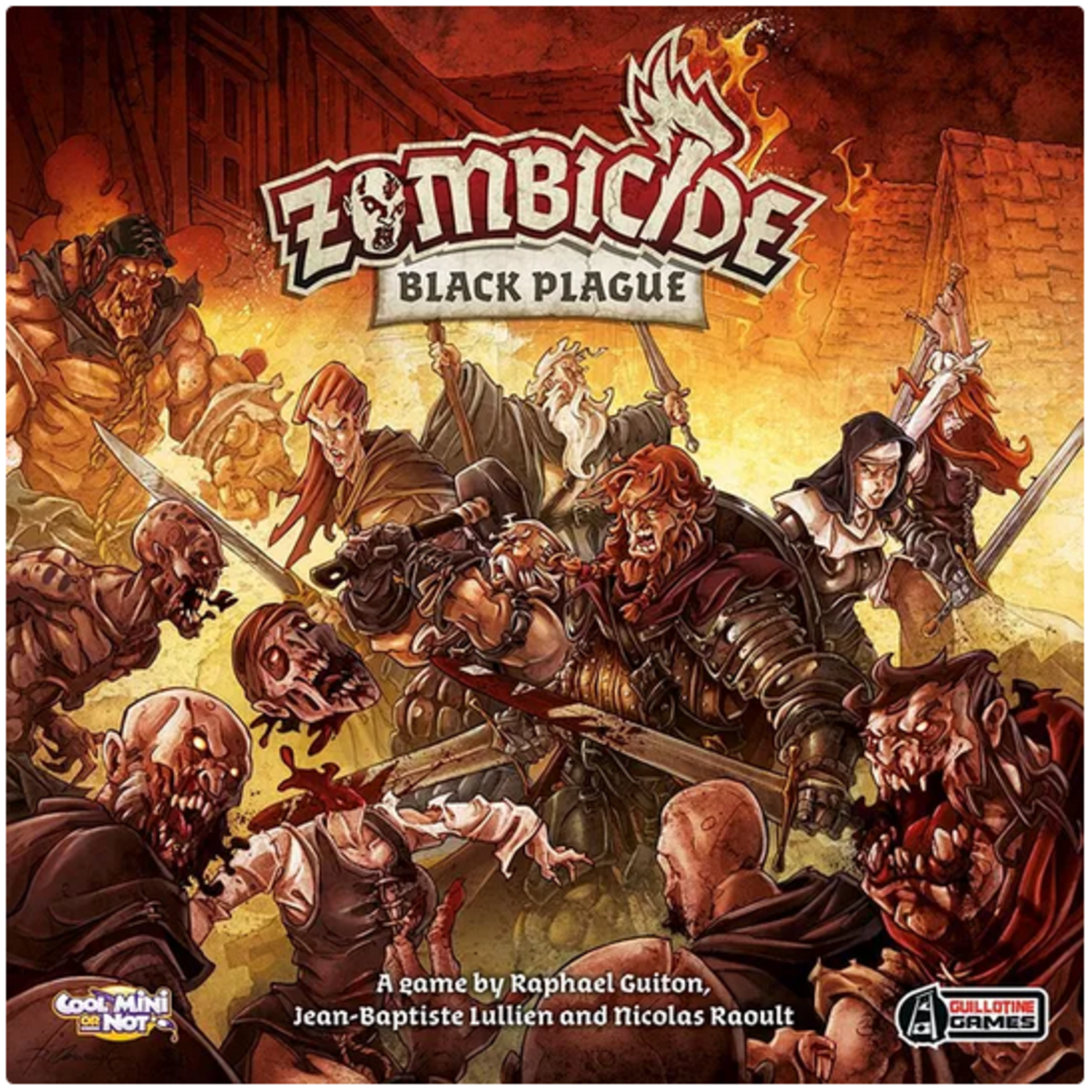 #11559 Zombicide Black Plague Bundle Dragon Cache Used Game
