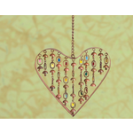 Chime - Heart with Dangles