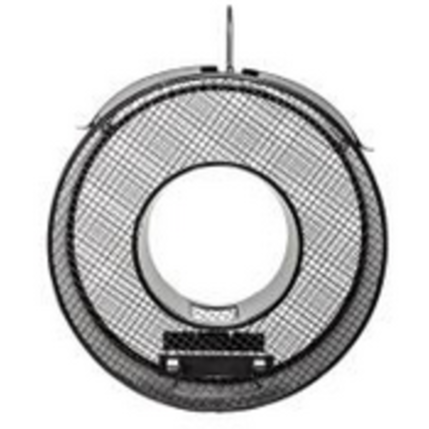 Black Circle Mesh FlyThru Feeder
