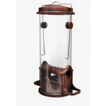 Petite Seed Tube Feeder Antique Copper