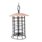 Copper Roof Suet Log Feeder