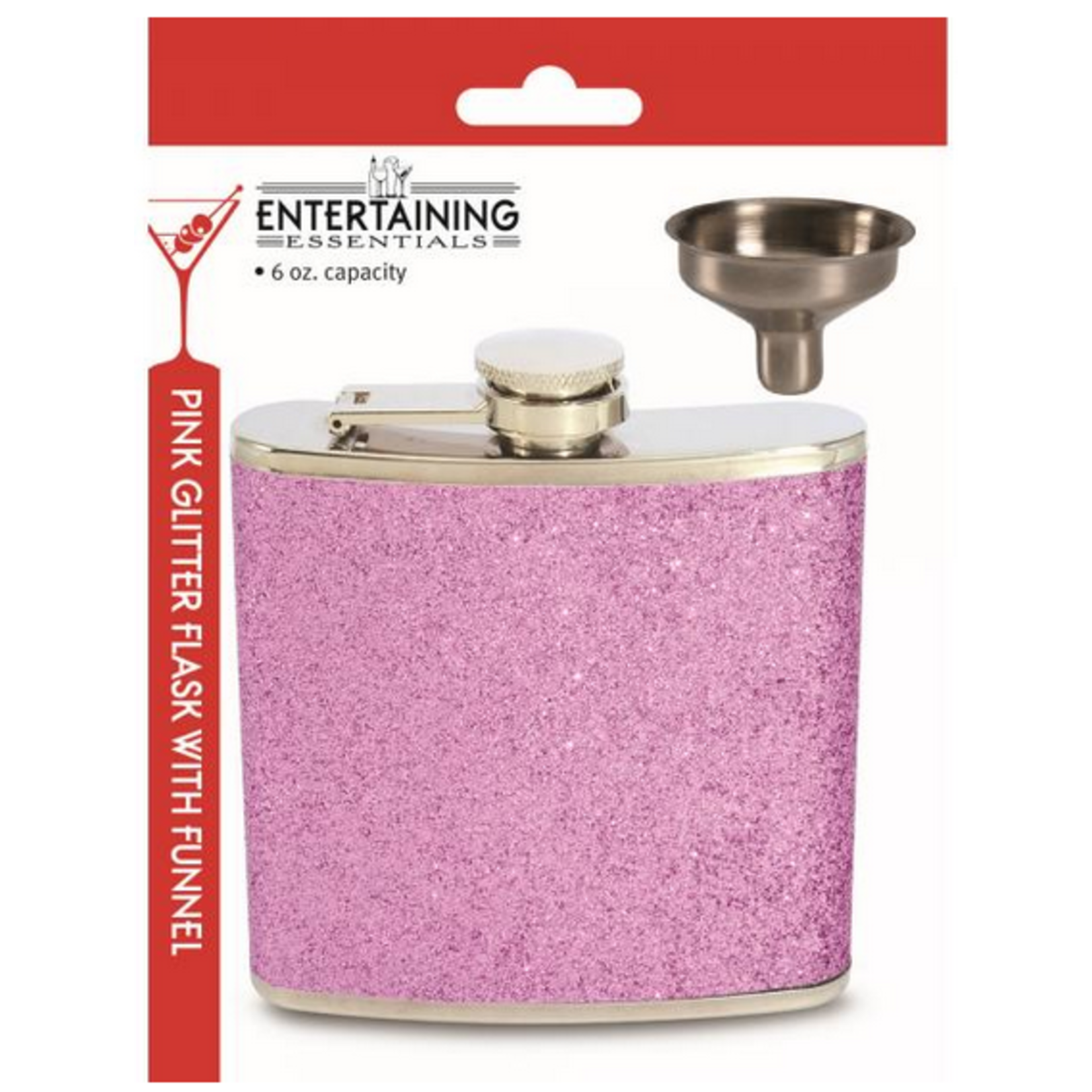 Wrap-Art Inc Flask - Pink Glitter