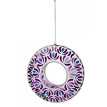 Mosaic Glass Round Fly Through Feeder