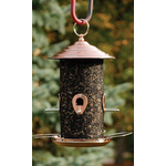 Brushed Copper Mixed Seed Feeder