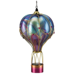 Regal Arts & Gifts Hot Air Balloon Swirl Solar Lantern - Purple