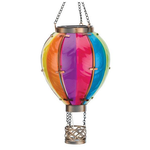 Regal Arts & Gifts Hot Air Balloon Solar Lantern - Rainbow
