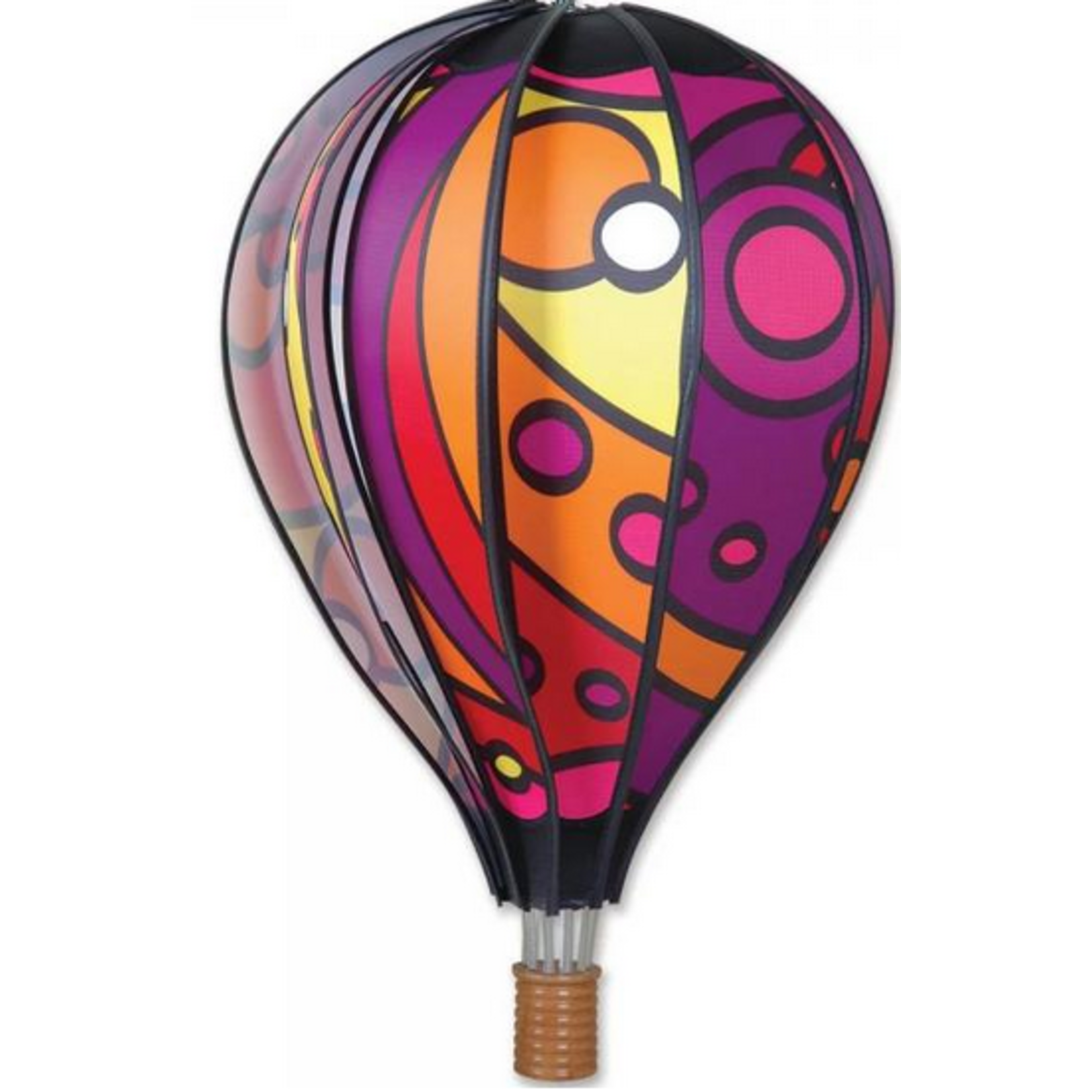 Hot Air Balloon Garden Spinner - Sunset Orbit 22 inch