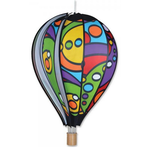 Hot Air Balloon Garden Spinner - Rainbow Orbit 26 inch