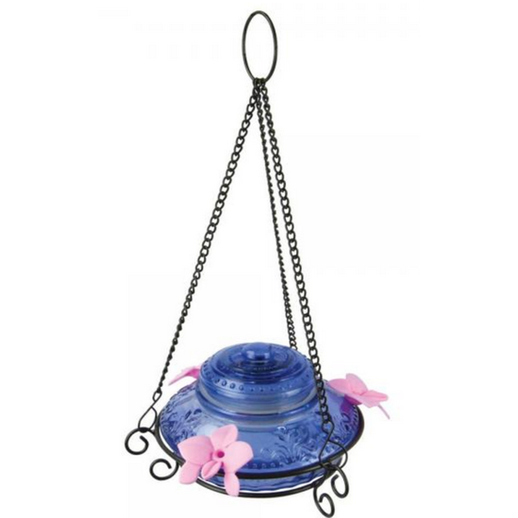 Antique Top Glass Hummingbird Feeder - Illuminated - 14oz