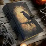 Billion Brothers Leather Journal: Vintage Blackbird Print 5 x 7