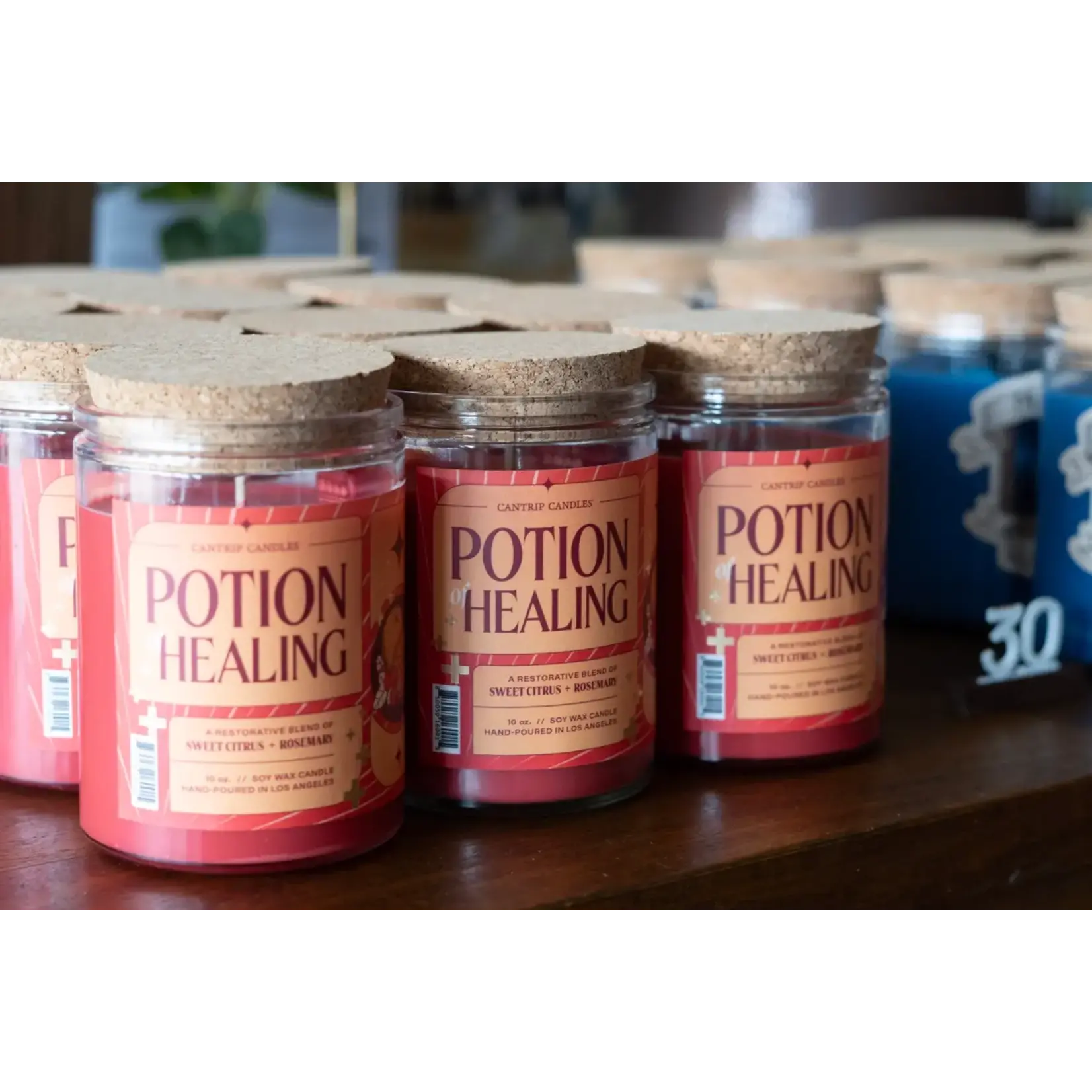 Candle - Cantrip - Potion of Healing - 10oz Jar