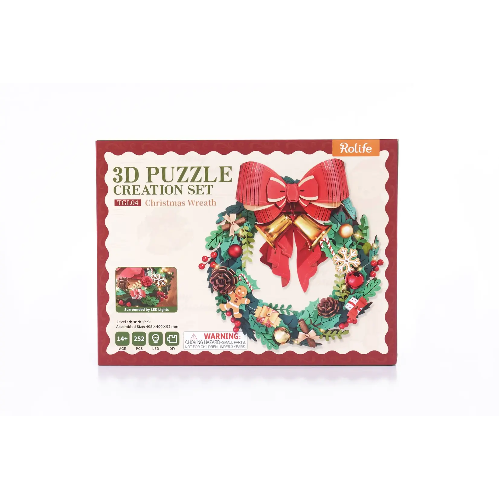 3D Puzzle Kit - Christmas Wreath