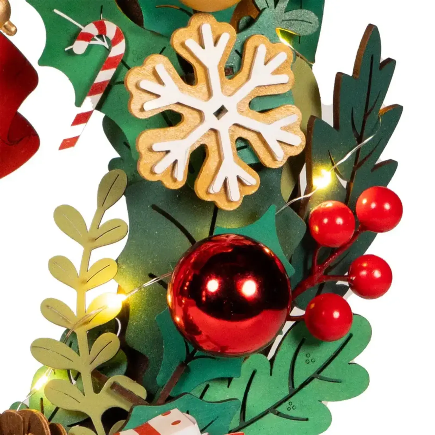 3D Puzzle Kit - Christmas Wreath