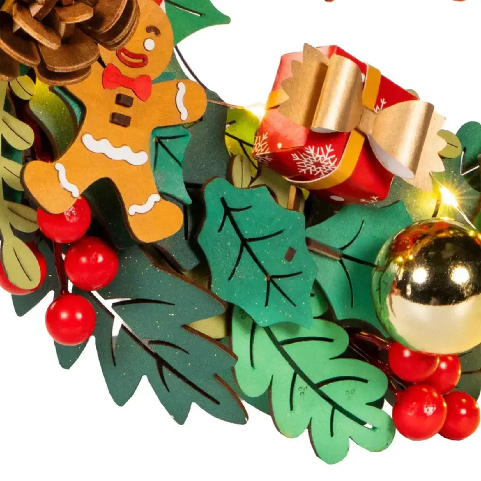 3D Puzzle Kit - Christmas Wreath