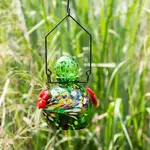 Luna Lite Glass Globe Hummingbird Feeder - Green