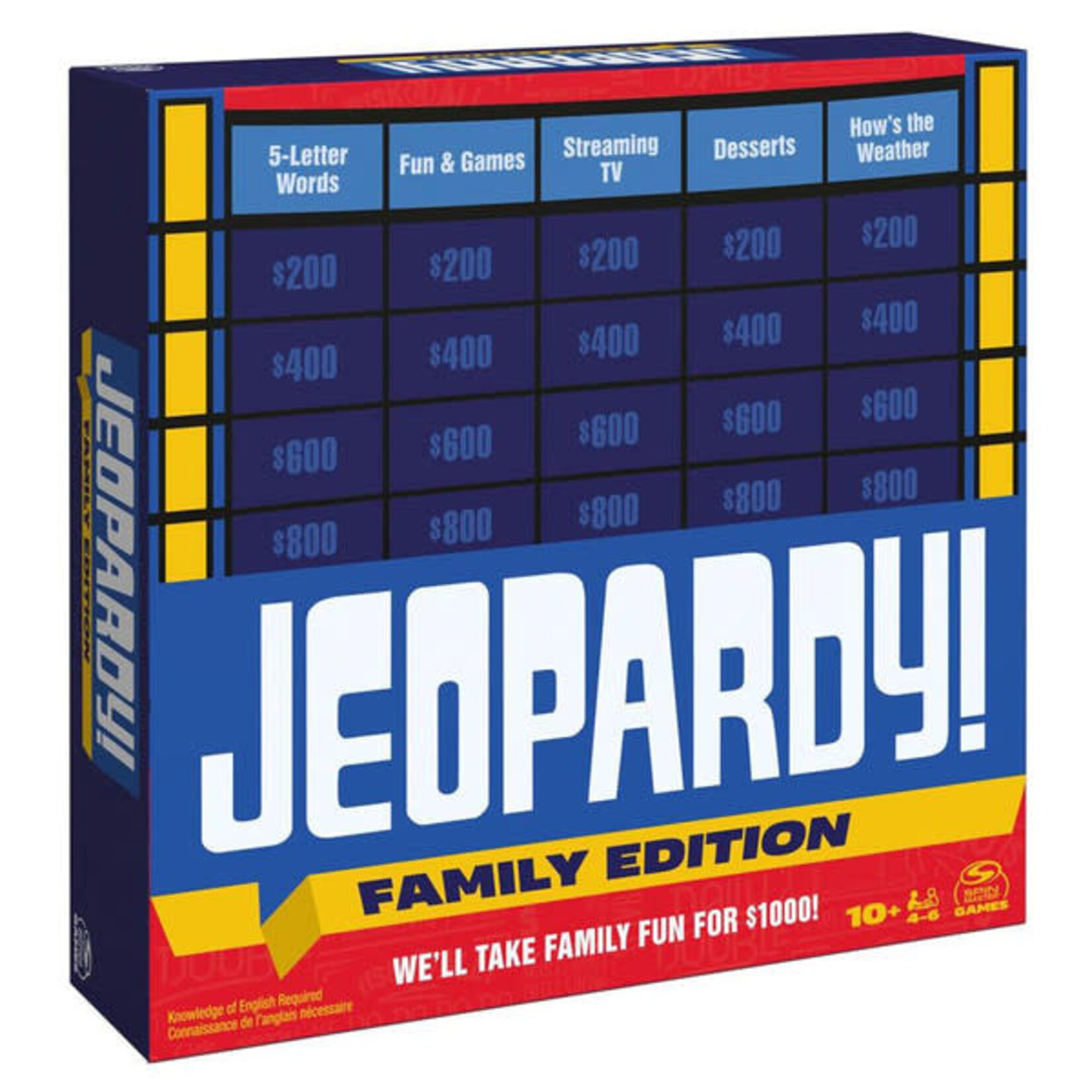 Jeopardy Board Game