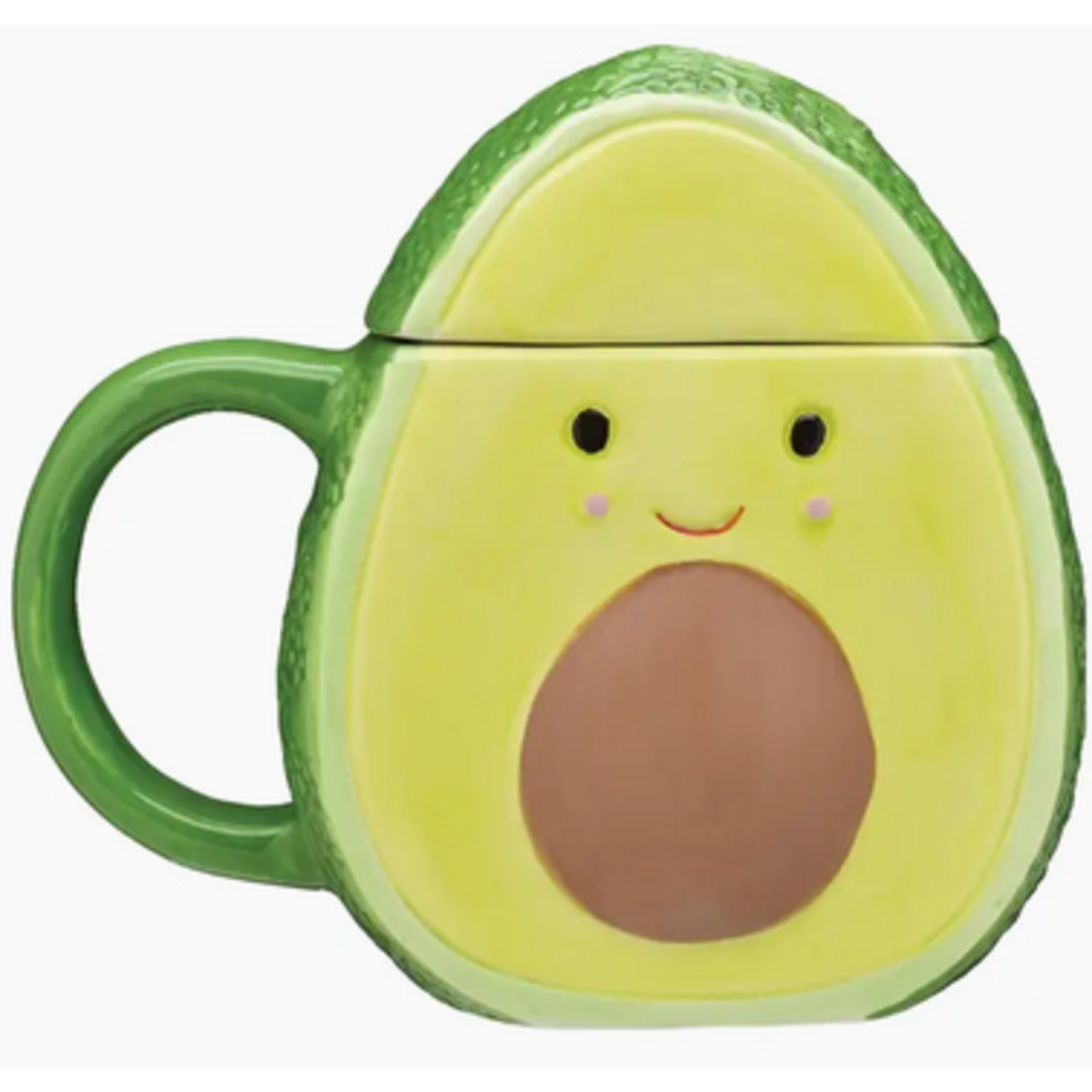 Mug -  Ceramic Avocado with Lid