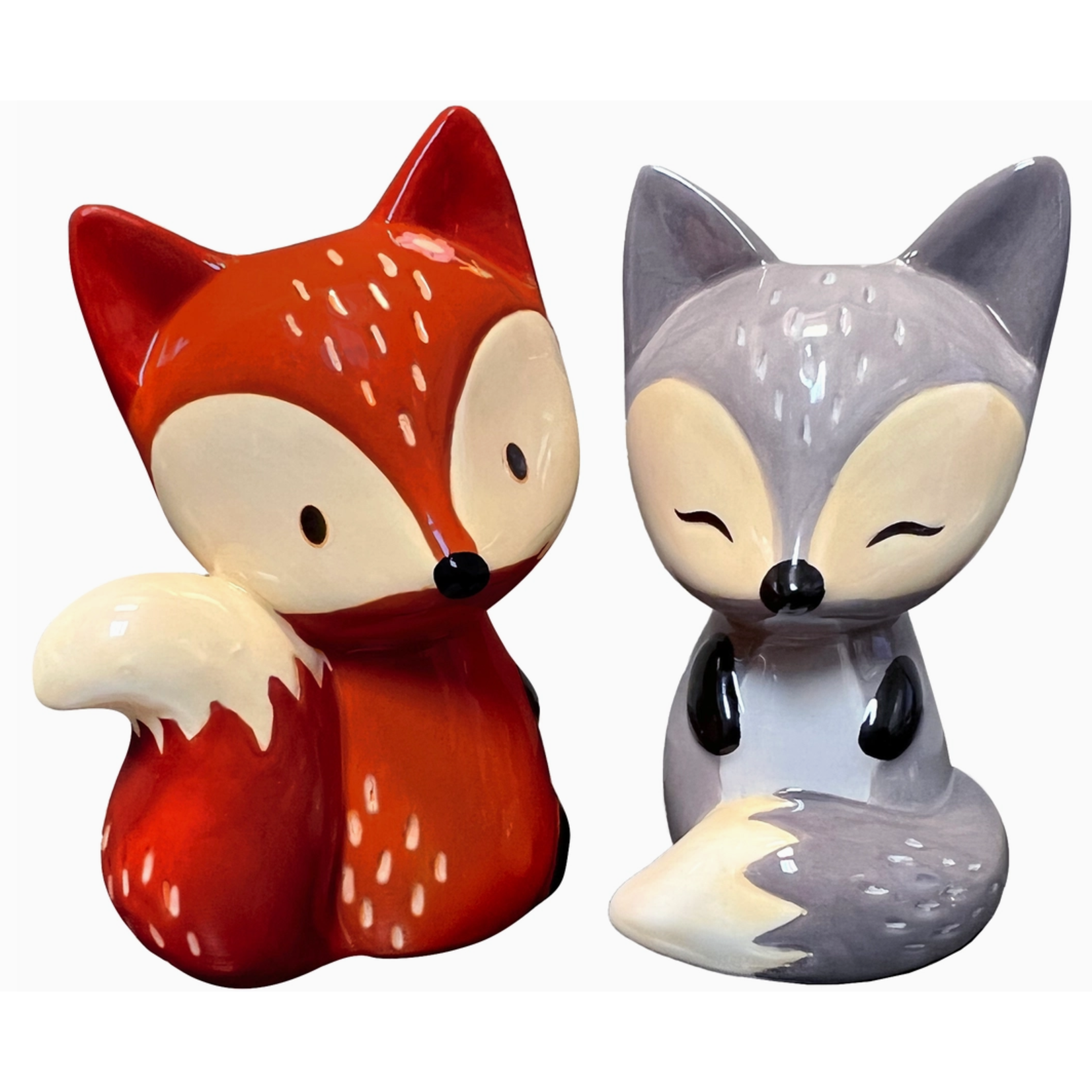 Salt and Pepper Shaker Set - Sweetie Fox