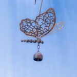 Chime - Flamed Butterfly with Bell Ornament