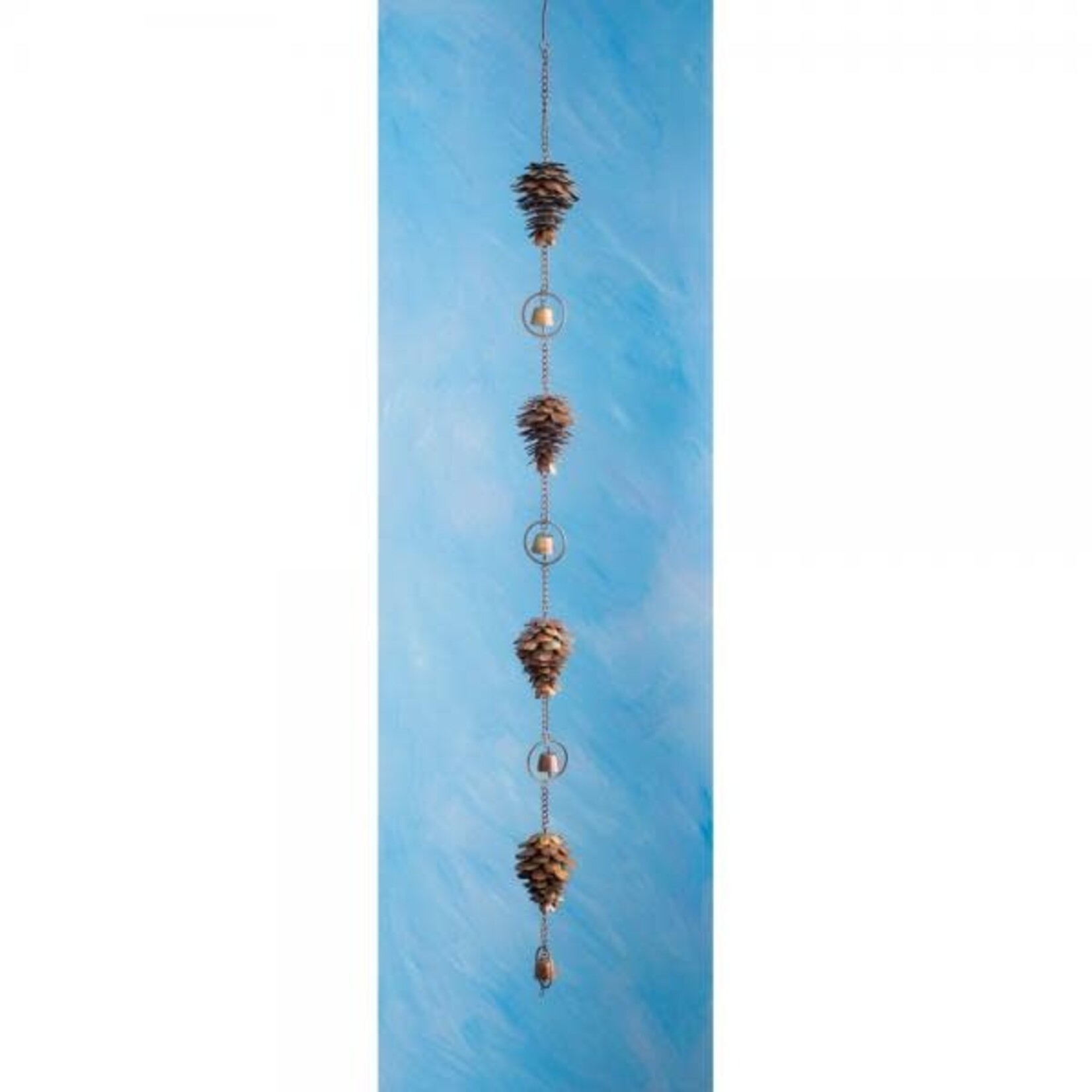 Flamed Pine Cone Ornament