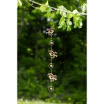 Flamed Triple Birds with Bells Ornament