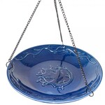 Bluebird Ceramic Hanging Bird Bath