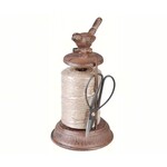 Cast Iron Garden Twine and Scissors Holder