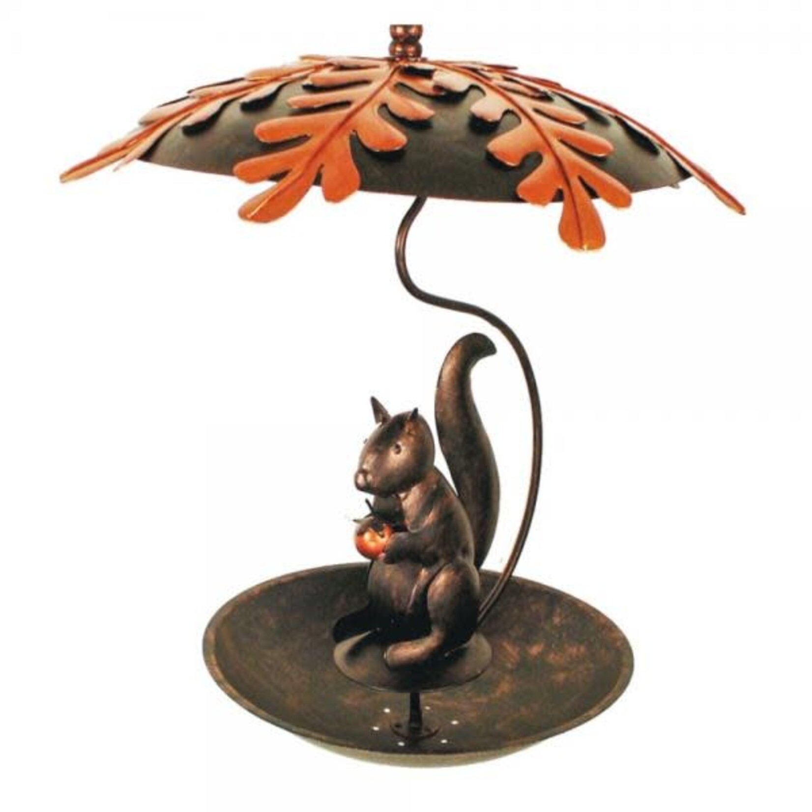 Squirrel with Acorn Bird Bistro Feeder
