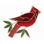 Stained Glass Cardinal Suncatcher